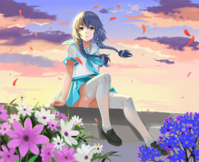 Картинка аниме vocaloid фон девочка