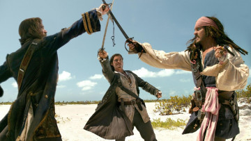 Картинка кино+фильмы pirates+of+the+caribbean +dead+man`s+chest сабли ключ пираты