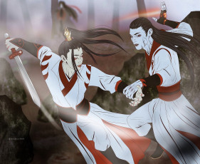 Картинка аниме mo+dao+zu+shi вэньчжулю вэньсюй мертвец бой вэй усянь