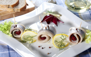 Картинка еда рыбные+блюда +с+морепродуктами лук селедка укроп