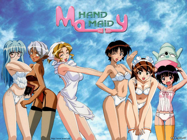 Обои картинки фото аниме, hand, maid, may