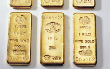 Картинка разное золото купюры монеты слитки