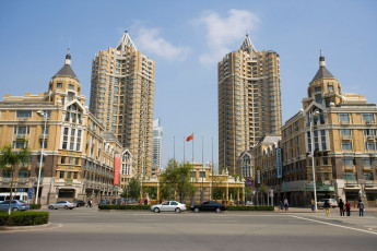 Картинка города улицы площади набережные хэйлунцзян харбин китай