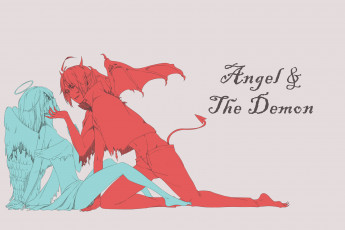 Картинка аниме shingeki+no+kyojin арт ангел демон фон ymir christa renz