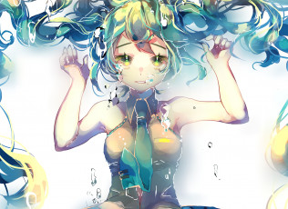 Картинка аниме vocaloid девочка арт hatsune miku