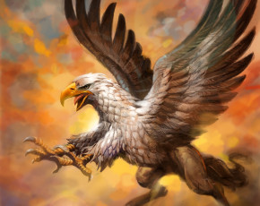Картинка фэнтези существа hippogryphe mythology wings hippogriff hippogryph