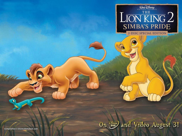 Обои картинки фото мультфильмы, the, lion, king, ii, simba`s, pride