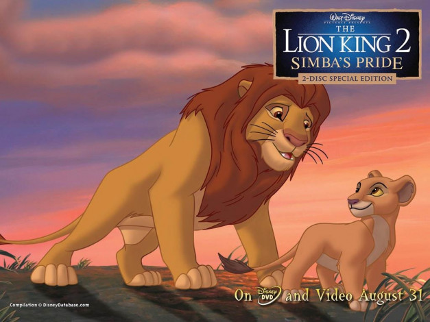 Обои картинки фото мультфильмы, the, lion, king, ii, simba`s, pride