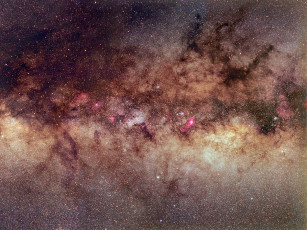 Картинка панорама млечного пути космос звезды созвездия