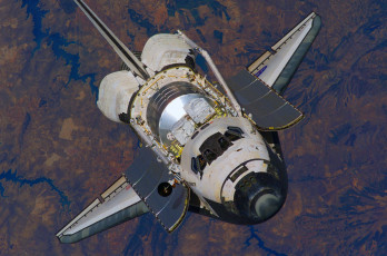 Картинка shuttle космос космические корабли станции орбита челнок
