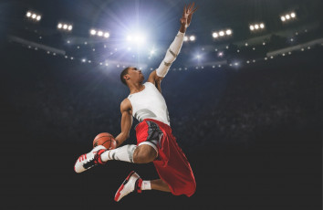 Картинка derrick rose спорт баскетбол мяч игрок игра прызок