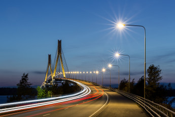 Картинка разное транспортные+средства+и+магистрали мост магистраль фонари