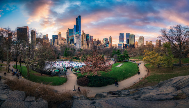 Обои картинки фото new york central park, города, нью-йорк , сша, парк