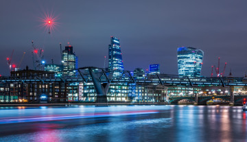 Картинка city+of+london+skyline +london города лондон+ великобритания панорама