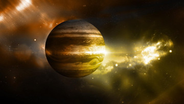 Картинка космос юпитер jupiter stars planet fon звёзды платета