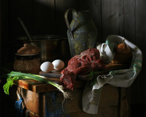 Картинка ира быкова мясо еда натюрморт