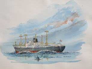 Картинка корабли рисованные