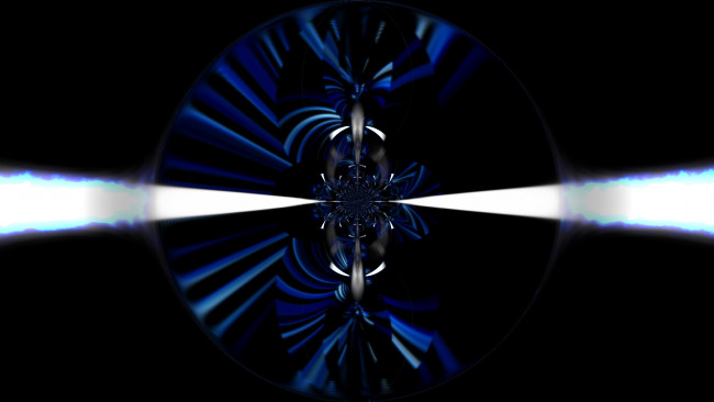 Обои картинки фото 3д, графика, fractal, фракталы, тёмный, синий