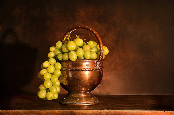 Картинка еда виноград чаша кисть