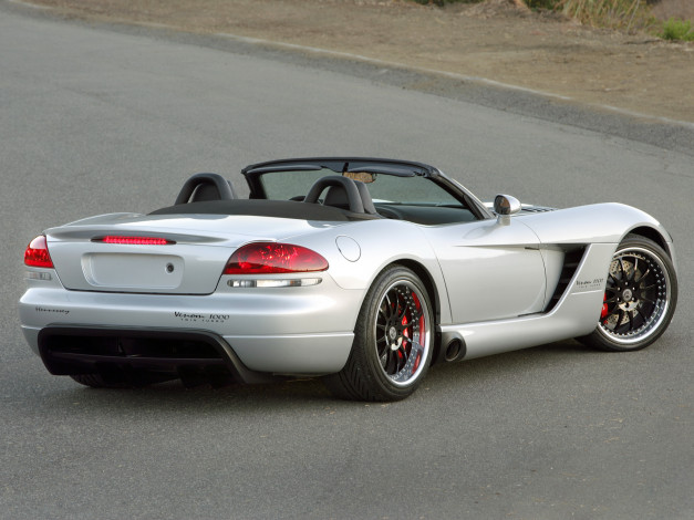 Обои картинки фото hennessey, venom, 1000, twin, turbo, srt10, convertible, 2006–07, автомобили, dodge