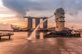 обоя singapore, города, сингапур , сингапур, панорама