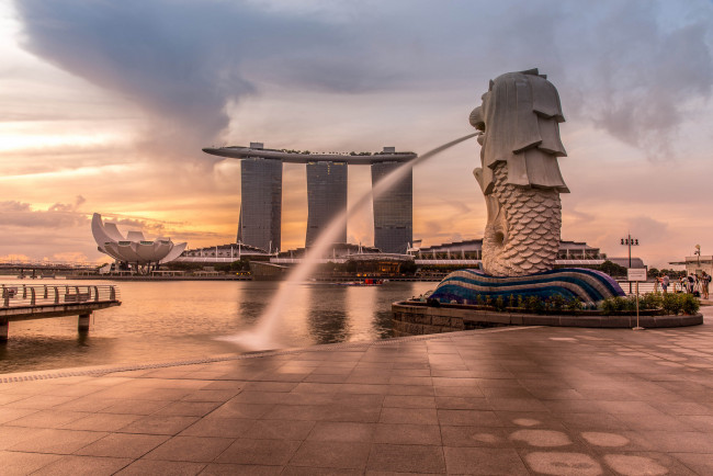 Обои картинки фото singapore, города, сингапур , сингапур, панорама