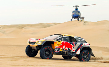 Картинка спорт авторалли гоночные автомобили автомобиль пустыня вертолет транспортное средство гонка ралли пески