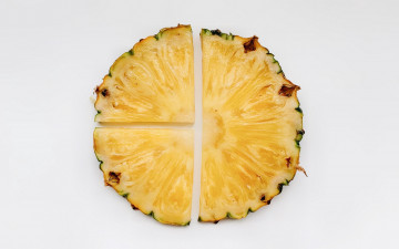 Картинка еда ананас ломтики фрукт