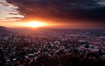 Картинка karlsruhe durlach germany города панорамы