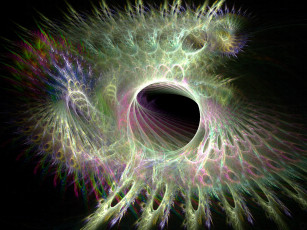 Картинка 3д графика fractal фракталы абстракция тёмный узор