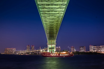Картинка города токио+ Япония мост