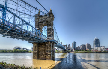 Картинка города -+мосты мост город река