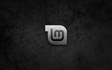 Картинка компьютеры linux mint черный фон логотип