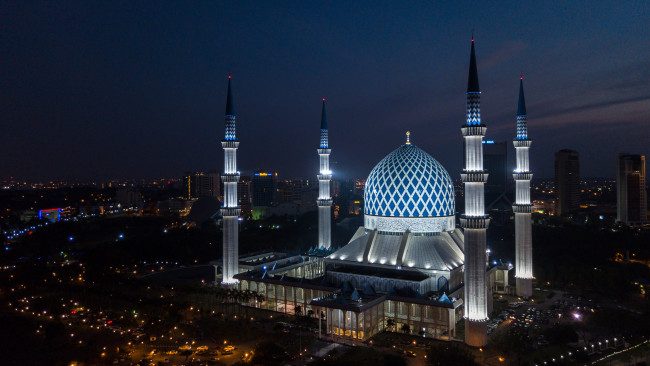 Обои картинки фото города, - мечети,  медресе, шах, алам, селангор, малайзия, мечеть, султана, author, firdouss, ross