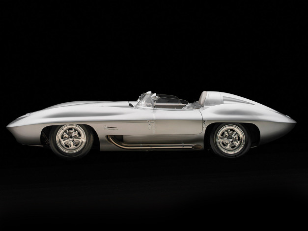 Обои картинки фото 1959, corvette, sting, ray, concept, автомобили