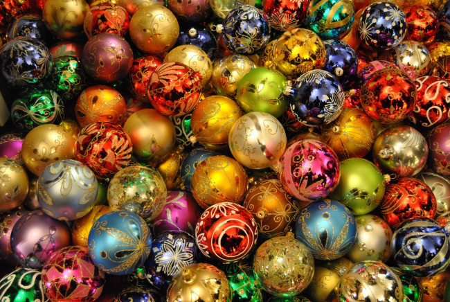 Обои картинки фото праздничные, шарики, много, разноцветные
