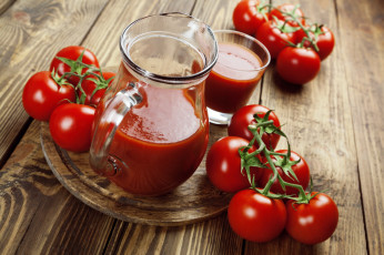 Картинка еда напитки +сок кувшин стакан сок томатный помидоры