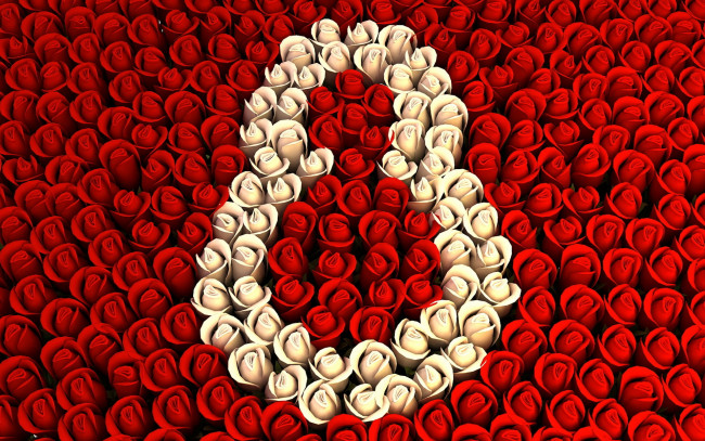 Обои картинки фото праздничные, международный женский день - 8 марта, розы, восьмерка