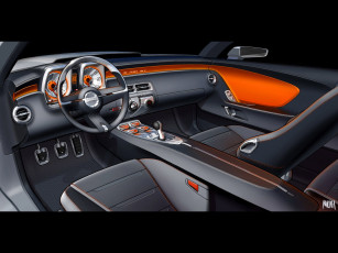 Картинка chevrolet camaro concept drawing interior автомобили интерьеры