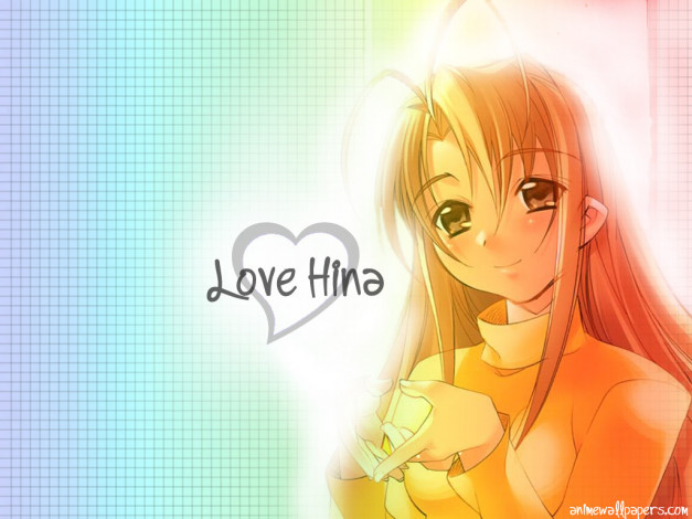 Обои картинки фото аниме, love, hina