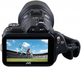 обоя jvc gc-px100b, бренды, jvc, фотокамера, цифровая, дисплей