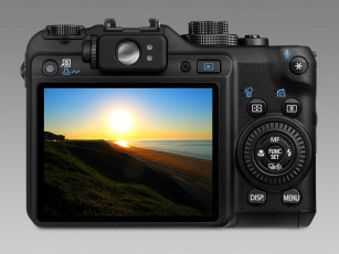 Картинка canon+g10+power+shot бренды canon цифровая фотокамера дисплей