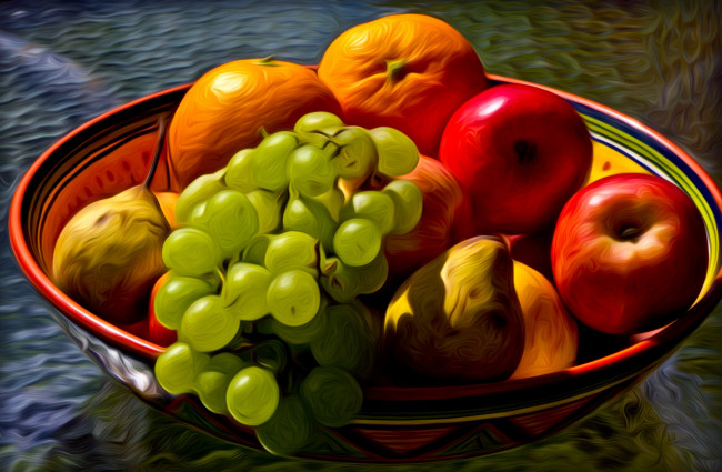 Обои картинки фото разное, компьютерный дизайн, фрукты, ягоды