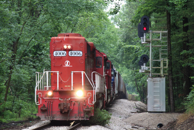 Обои картинки фото техника, поезда, дорога, железная, локомотив, рельсы
