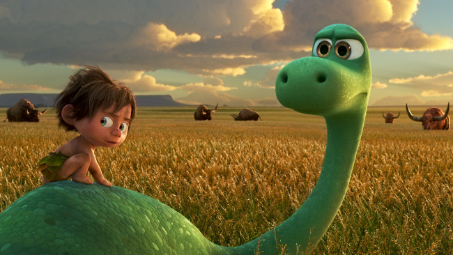 Обои картинки фото мультфильмы, the good dinosaur, персонажи
