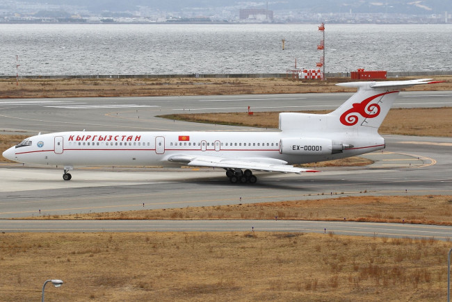 Обои картинки фото ту- 154, авиация, пассажирские самолёты, ту-, 154, самолёт