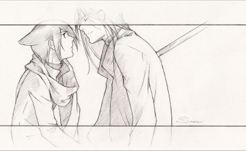 Картинка аниме loveless нелюбимый шарф разговор агатсума соби аояги рицка