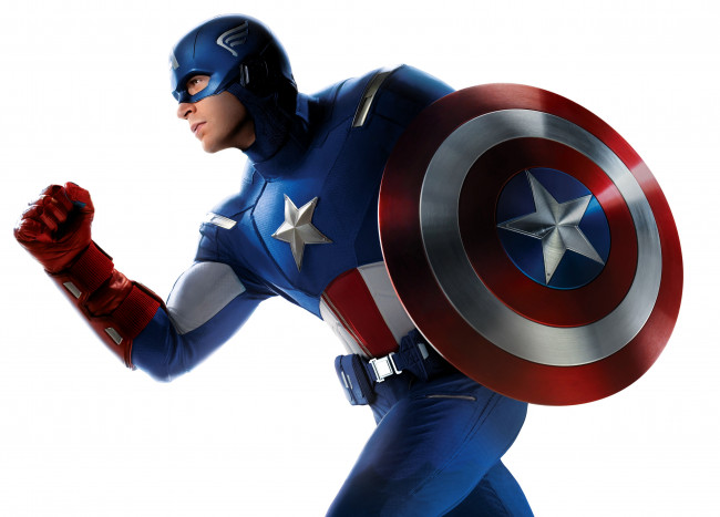 Обои картинки фото кино фильмы, the avengers, капитан, америка, костюм, щит