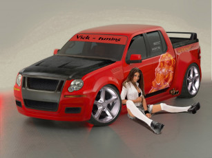 Картинка ford автомобили авто девушками
