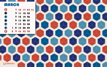 Картинка календари 3д графика соты